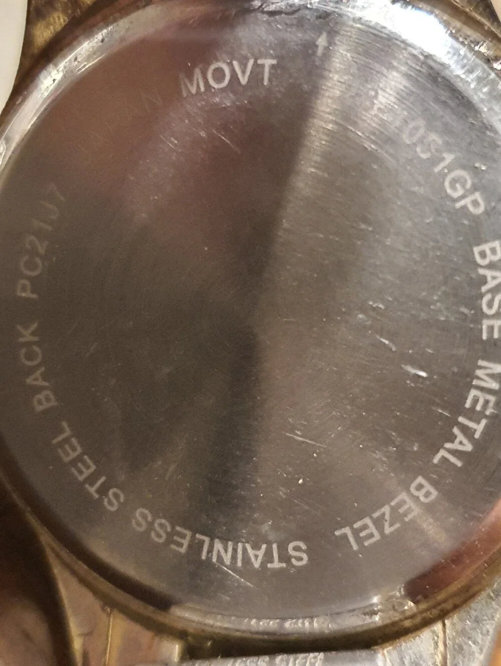 10/$20 Silver/Black Stainless Steel Men's Watch